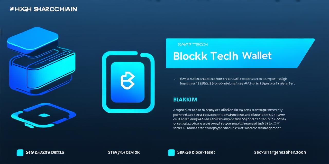 How to create blockchain wallet address